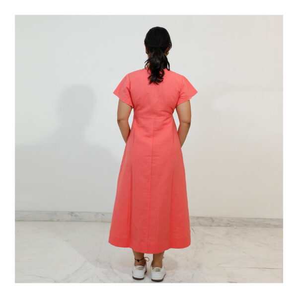 Buy Hand Painted Linen Dress Online in India - Sally Stately